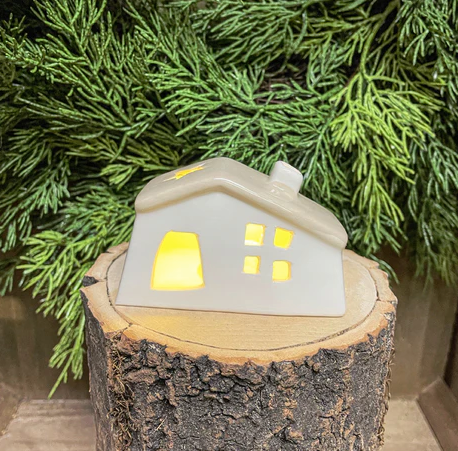 Ceramic LED House 2"X3.25"