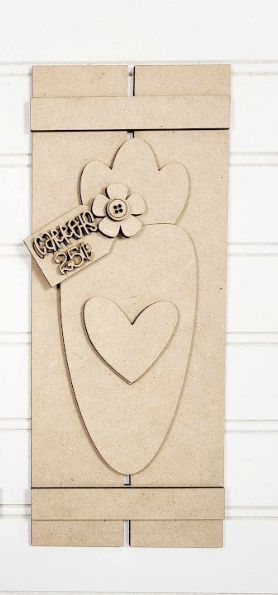 Pallet Carrot Leaning Frame Instore Workshop Project