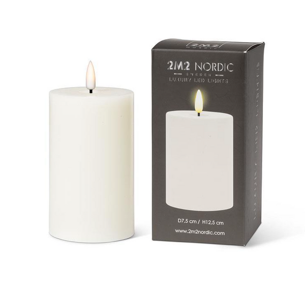 LED Pillar Candle - 3x4"H