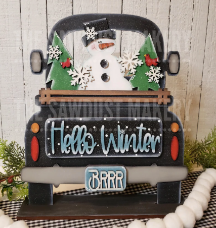 12" Standing Truck Design - Interchangeable