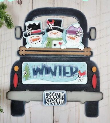 12" Standing Truck Design - Interchangeable