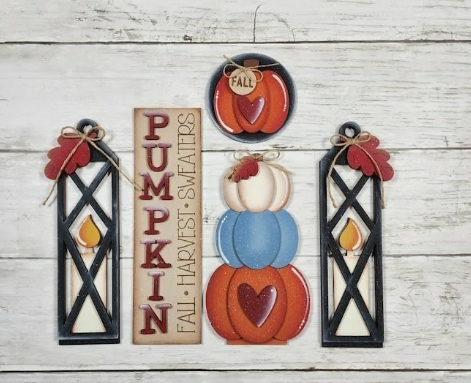 12" Standing Farmhouse Barn Door  - Interchangeable