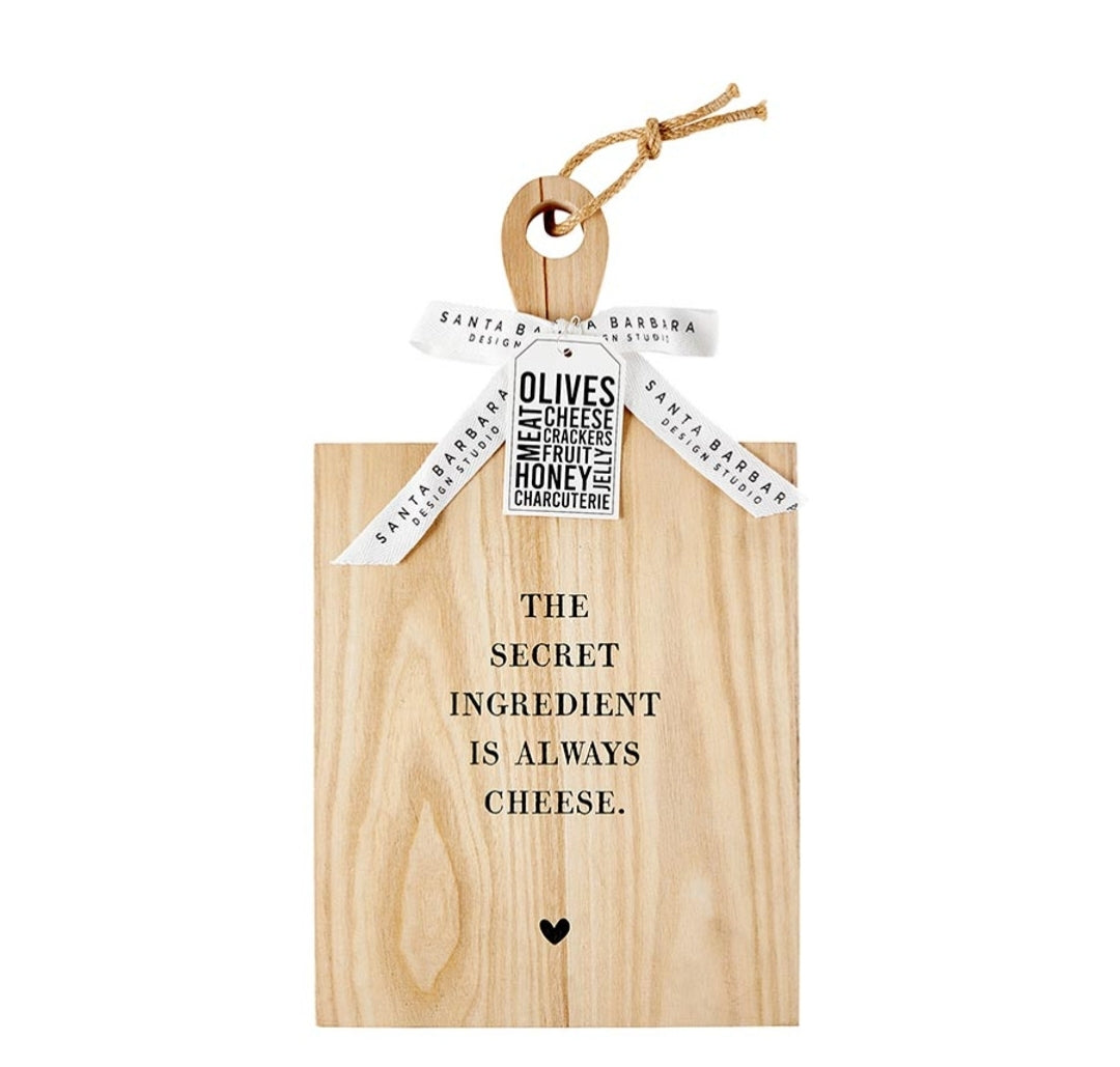 Paulownia Wood Board - Secret Ingredient cheese board