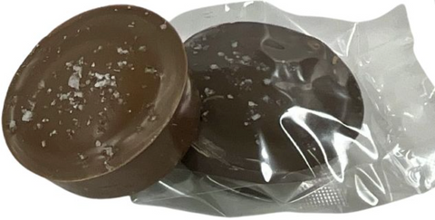 Milk And Dark Chocolate Sea Salt Caramel Covered Oreo Cookies