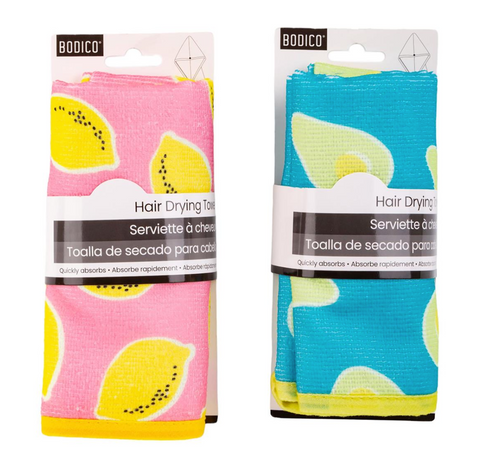 Hair Drying Wrap Towel - Lemon