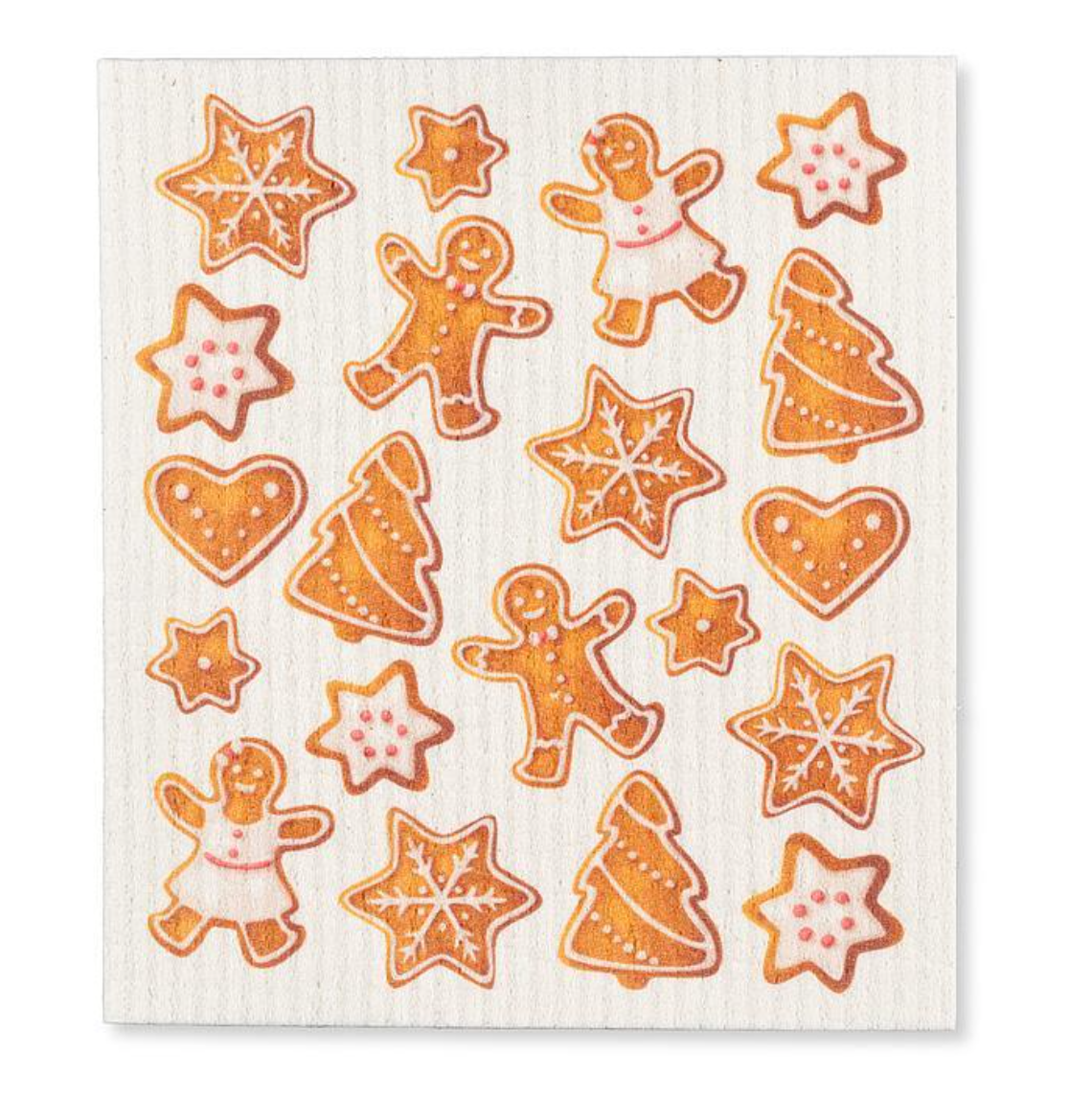Gingerbread Cookies Swedish Dish Cloth