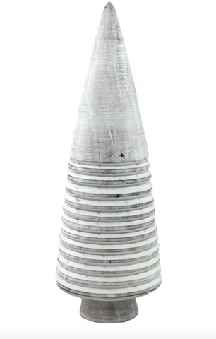 Wooden Tree White Wash