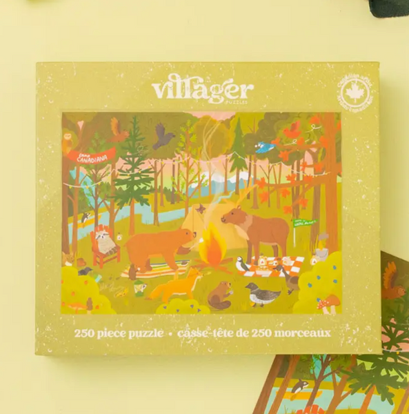 Camp Canadiana| 250 Piece Puzzle | Designed in Canada