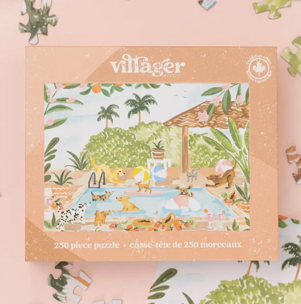 Pool Party| 250 Piece Puzzle | Designed in Canada