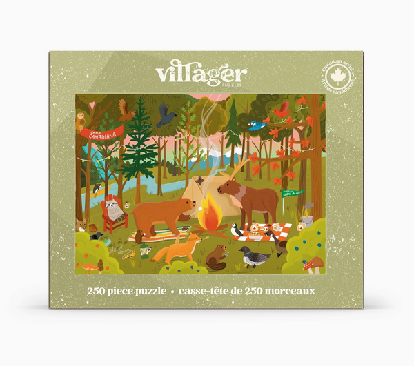 Camp Canadiana| 250 Piece Puzzle | Designed in Canada