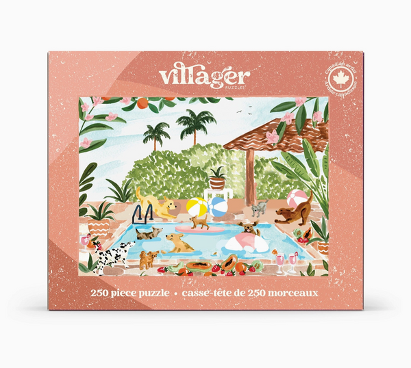 Pool Party| 250 Piece Puzzle | Designed in Canada