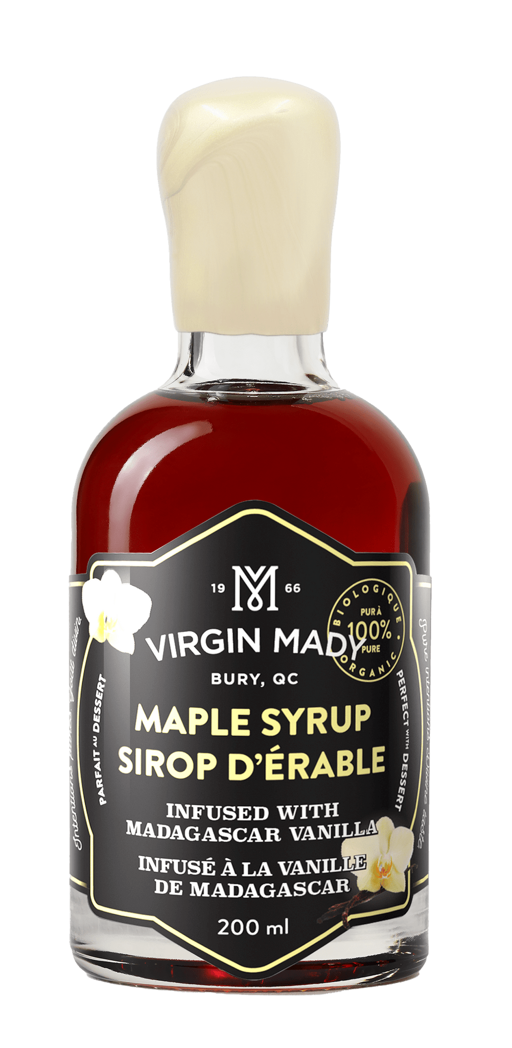 Organic vanilla maple syrup -200ml