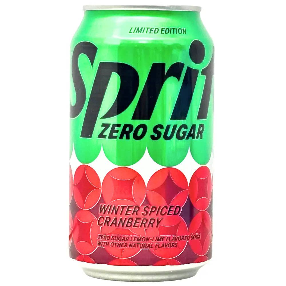 Sprite Zero Sugar Winter Spiced Cranberry - 12oz can