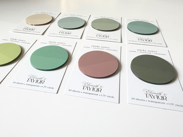 Translucent Circle Sticky Notes: Sand