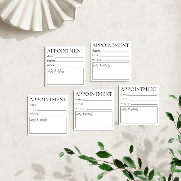 Appointment Reminder: 50 Sheet Post-It Note Notepad