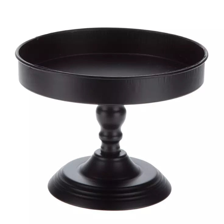 Round Pedestal Stand - Black