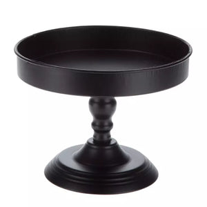 Round Pedestal Stand - Black