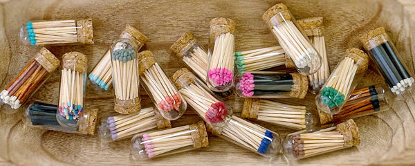 2" Matches + Mini Cloche - Colour of Your Choice + Striker