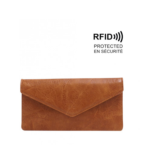 Vida Slim Wallet - Camel