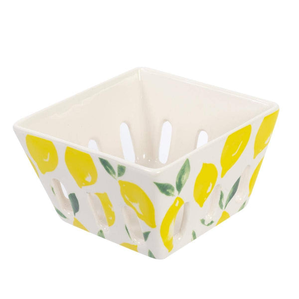 Lemons Ceramic Tabletop Decorative Series: Berry Strainer