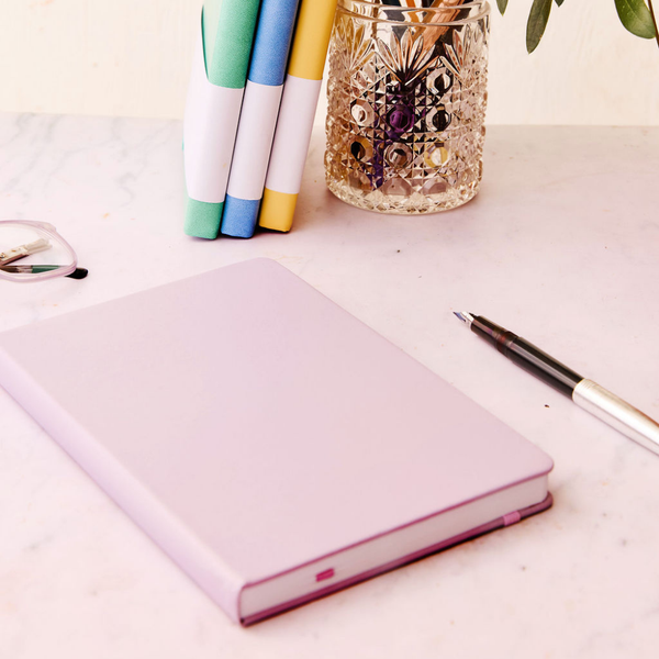 160 Page A5 Blank Journals: 120 GSM Thick Blank Card Stock: Teal blue