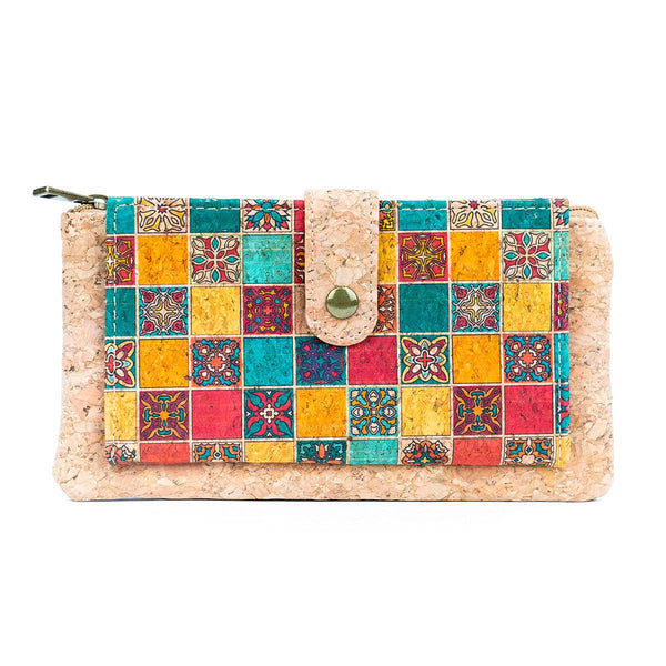 Sleek Vegan Cork Wallet BAG-2302: C