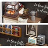 RoLife- Daily Inspiration Cafe | Super Creator DIY Stackable Dollhouse Miniatures Kit