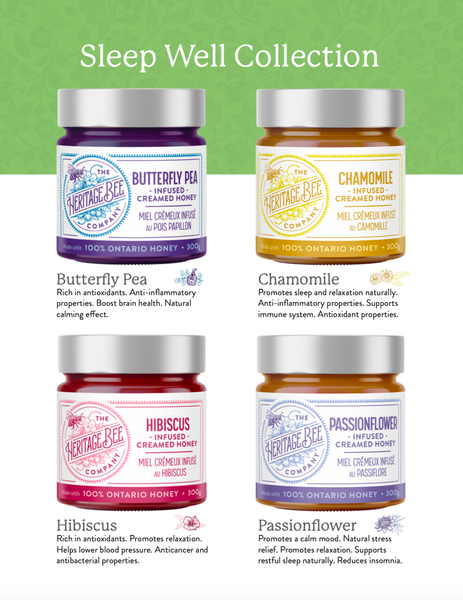 SLEEP WELL Gourmet Gift Set with Gold Honey Spoon