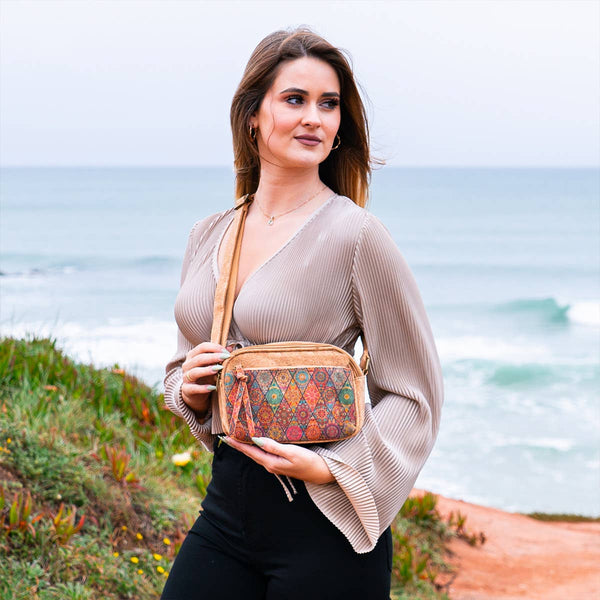 Natural Cork Women's Crossbody Bag BAG-2295: C