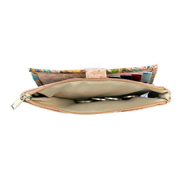 Sleek Vegan Cork Wallet BAG-2302: D