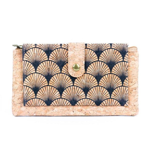 Sleek Vegan Cork Wallet BAG-2302: C