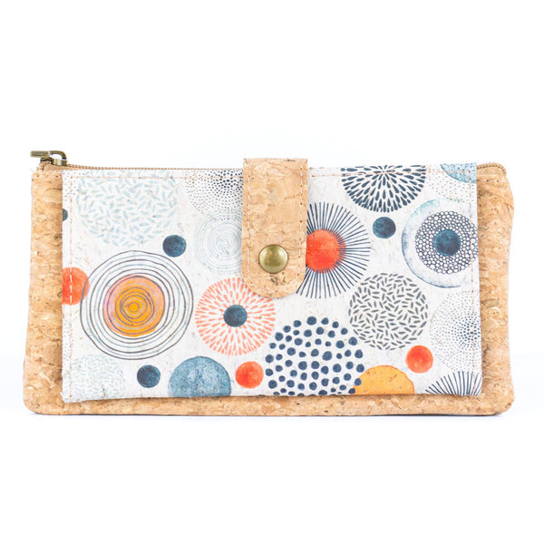 Sleek Vegan Cork Wallet BAG-2302: C