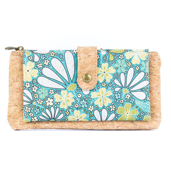 Sleek Vegan Cork Wallet BAG-2302: C
