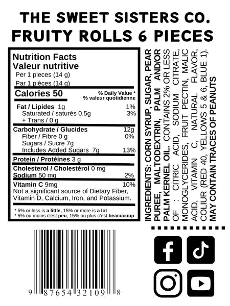 Fruity Rolls - Freeze Dried Candies