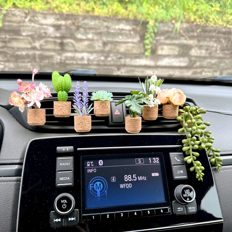 Plant car air vent diffusers