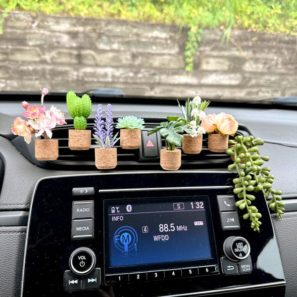 Plant car air vent diffusers