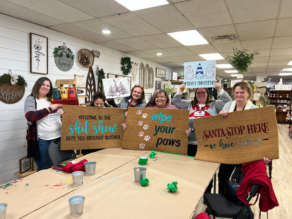 Small Coir Doormat 16"x24" Instore Workshop Project