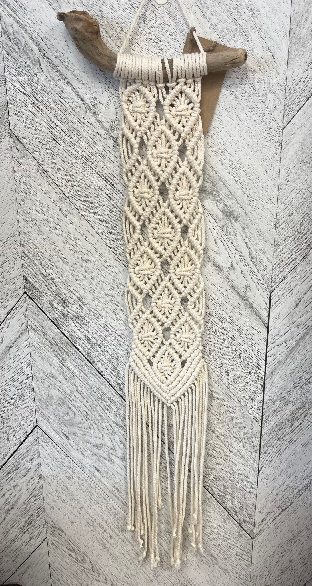 Diamond Long Macrame -$45