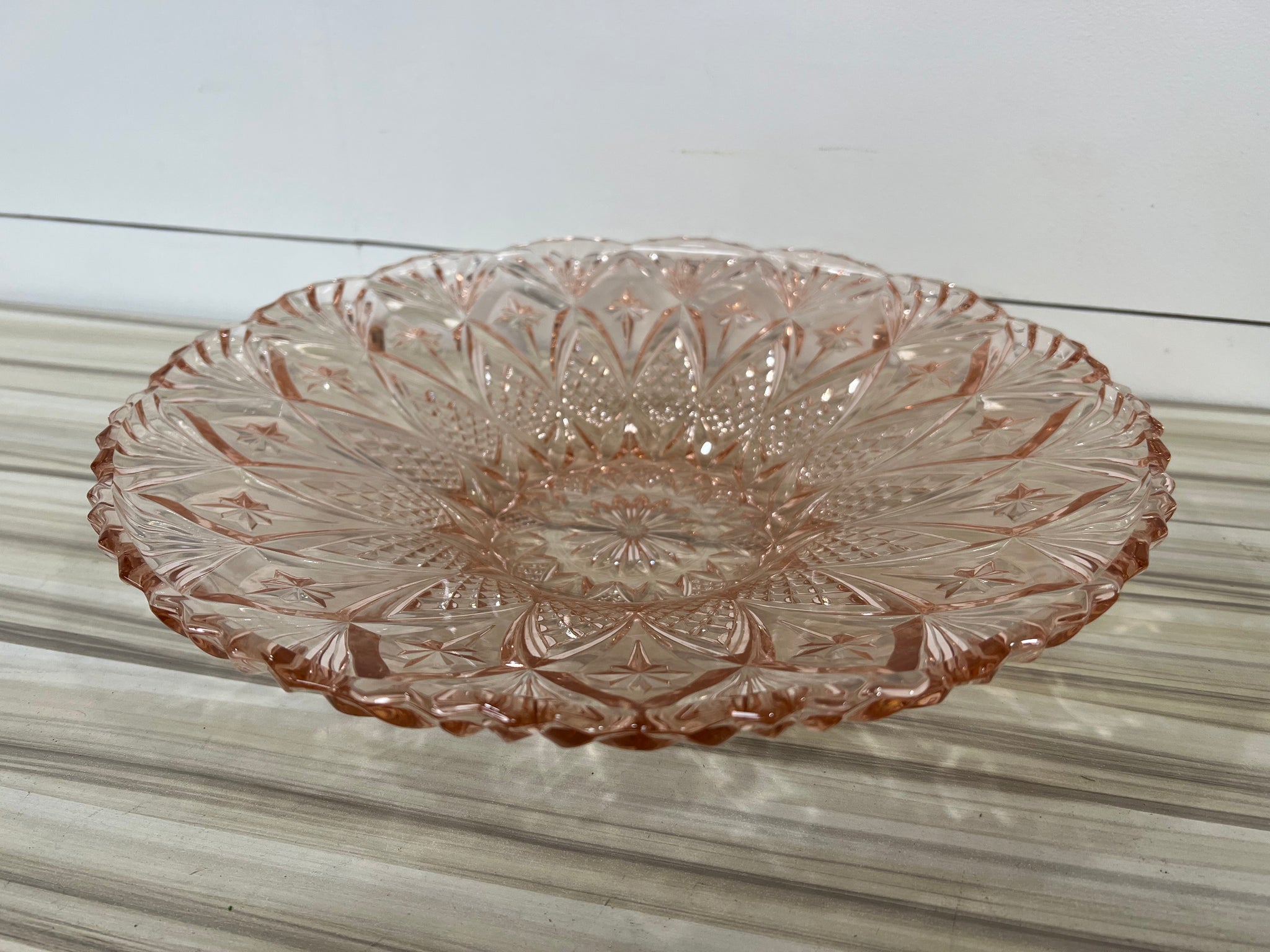 Vintage Soft Pink Serving Dish