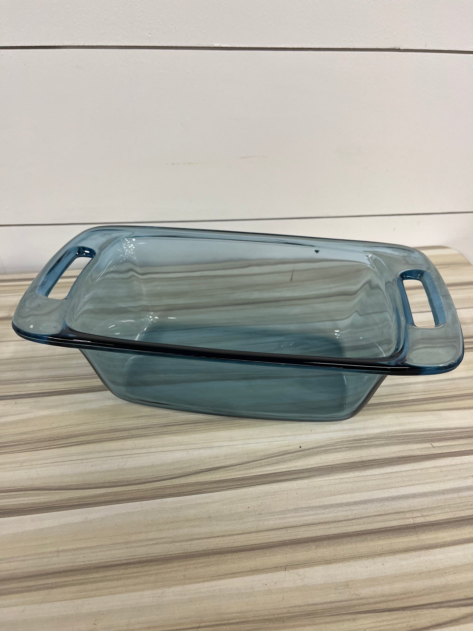 Vintage Blue Loaf Dish