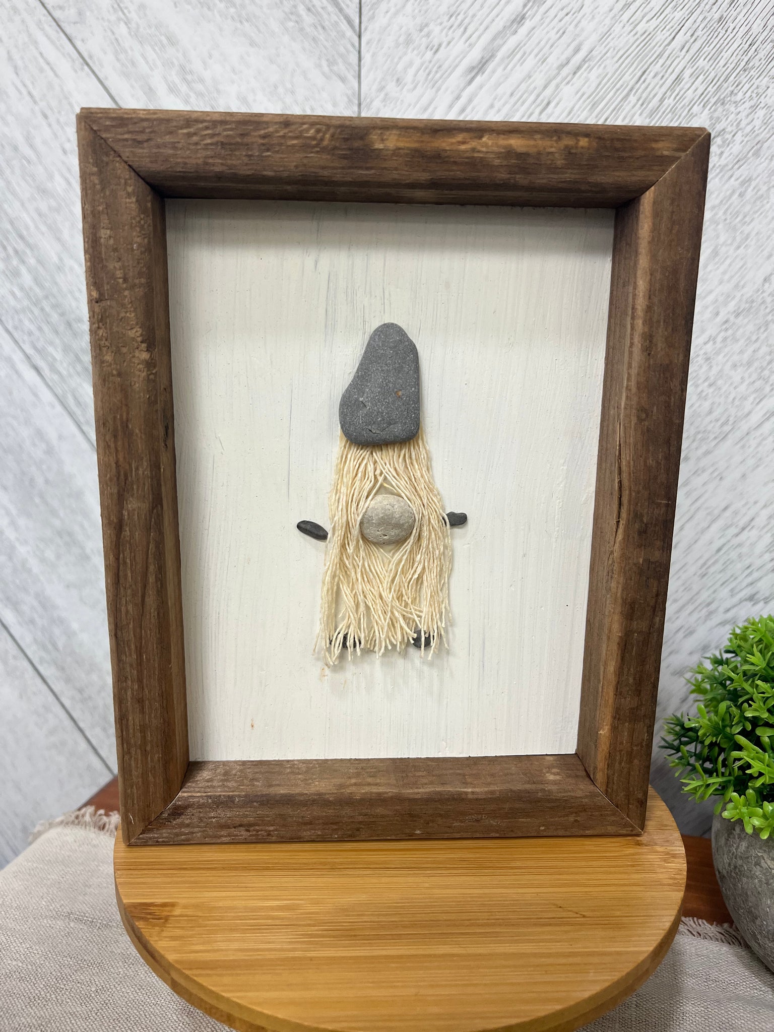 Gnome Pebble Art