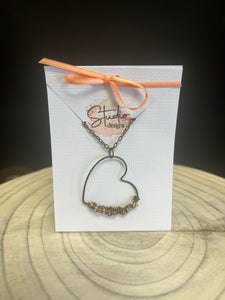 Bronze Heart Necklace