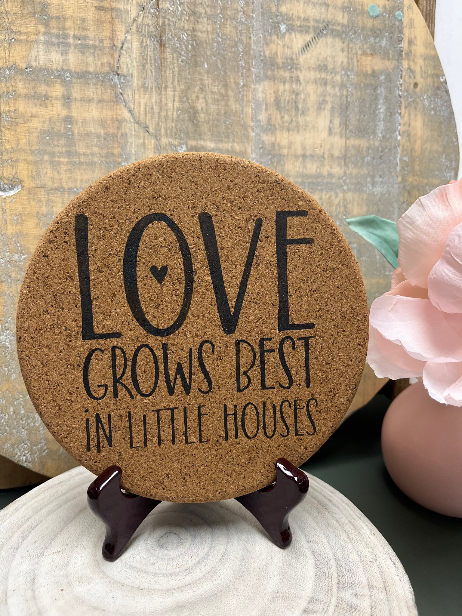 Love Grows Best  Trivet