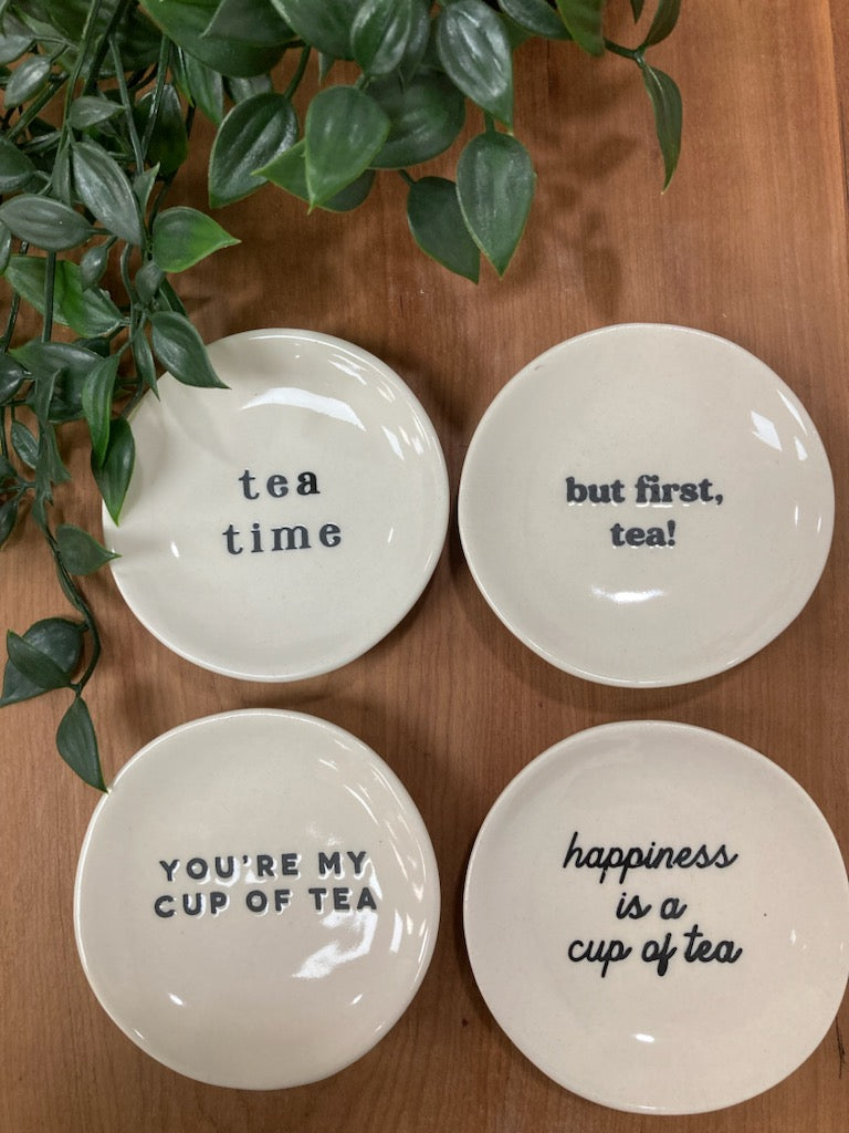 You're My Cup Of Tea, Plate - Tea Bag Holder