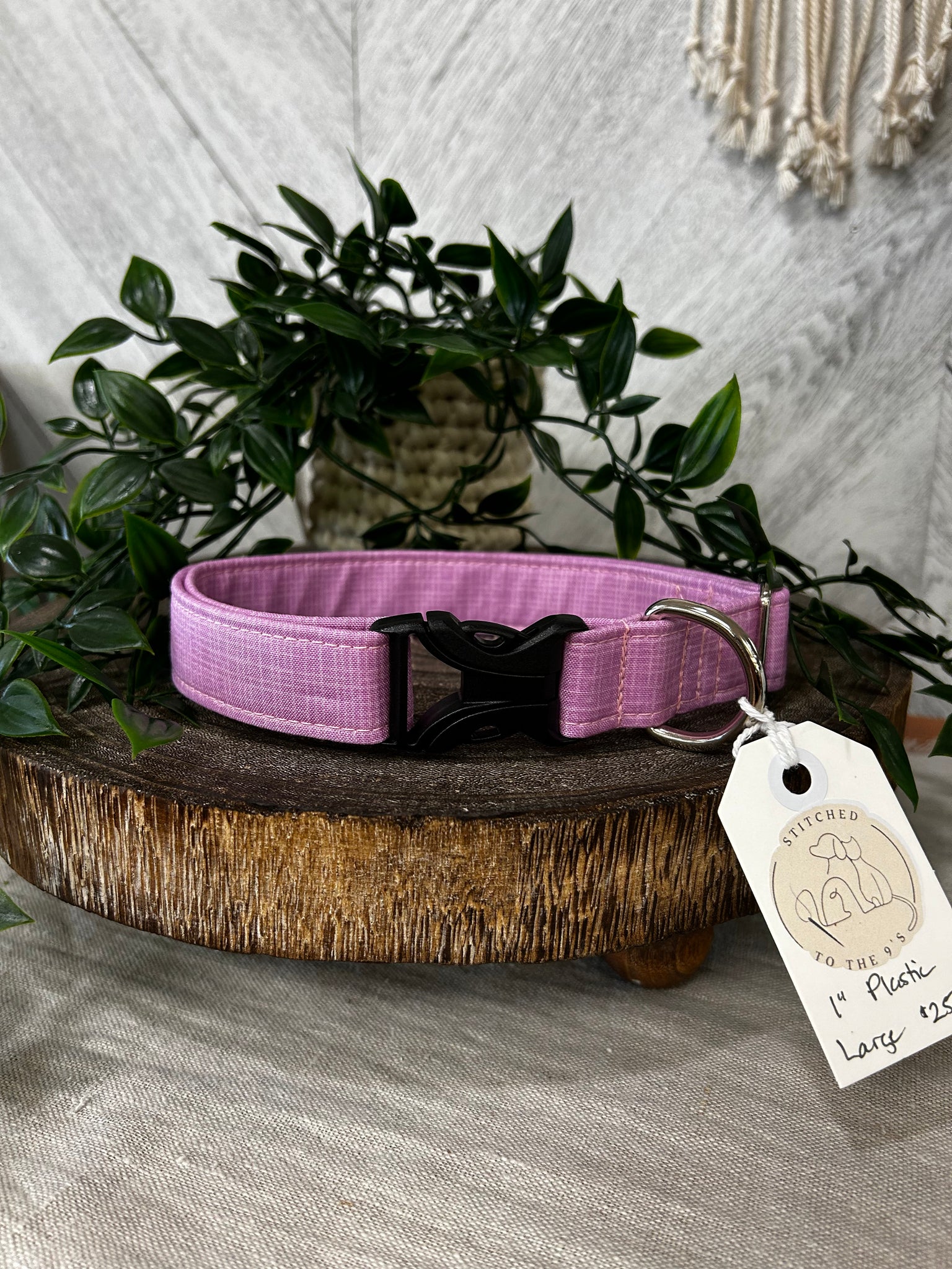 Pink Dog Collar - Large
