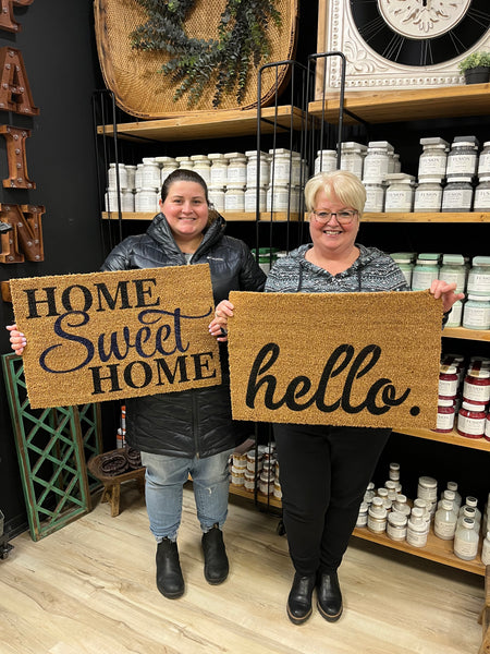 Small Coir Doormat 16"x24" Instore Workshop Project