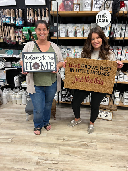 Interchangeable Welcome to Our Home w/10pcs Instore Workshop Project