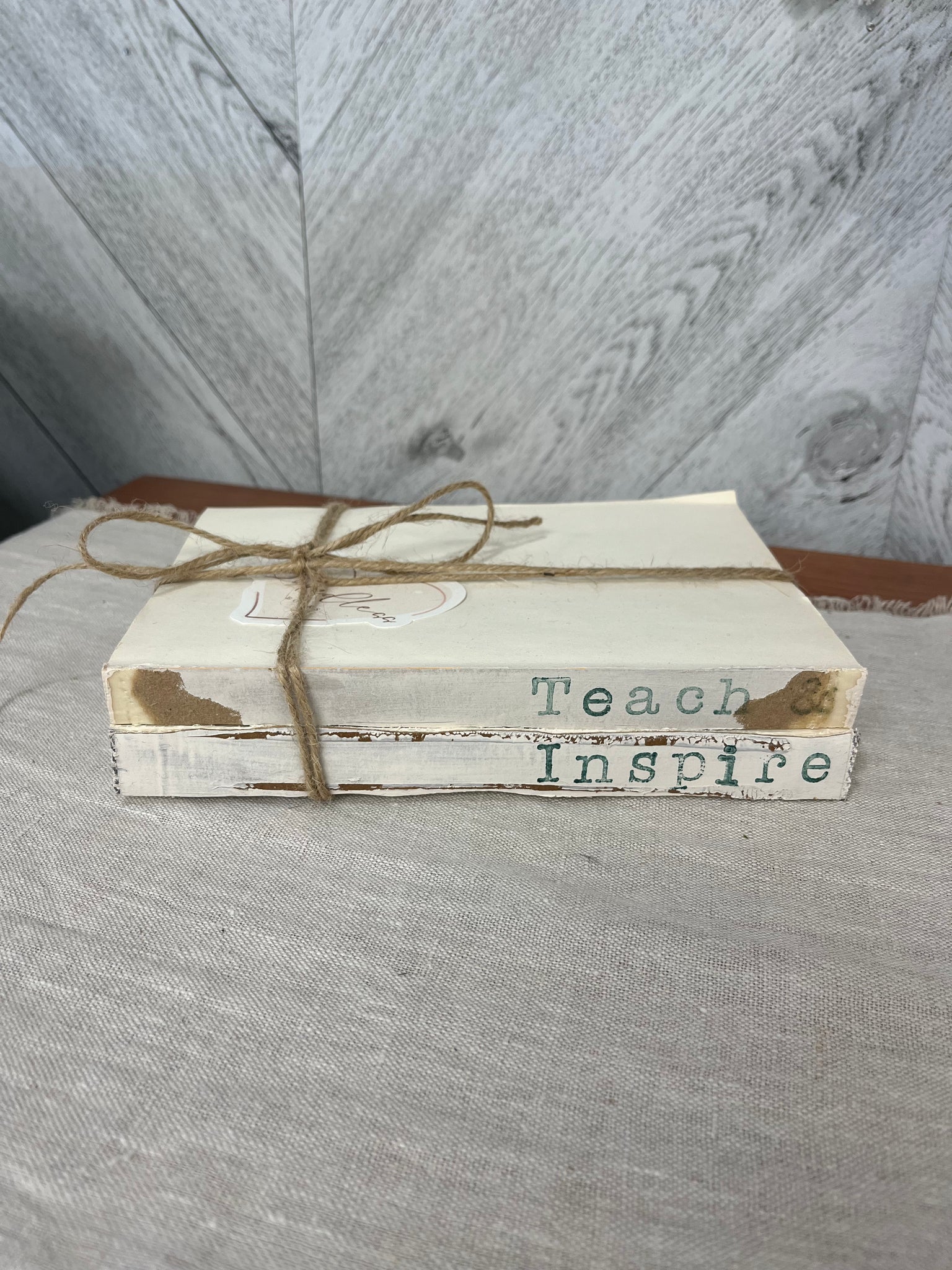 Teach And Inspire Book Stack