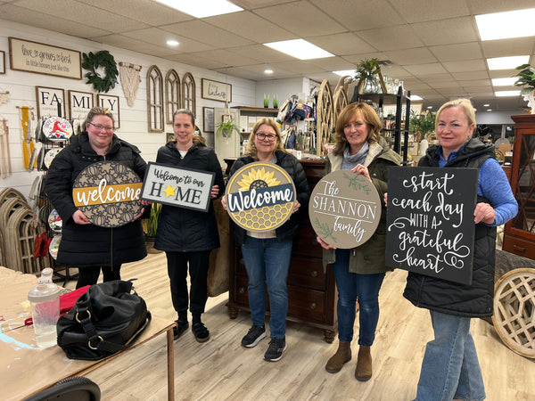 Interchangeable Welcome to Our Home w/10pcs Instore Workshop Project