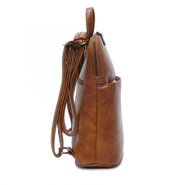 Maggie Convertible Backpack - Camel